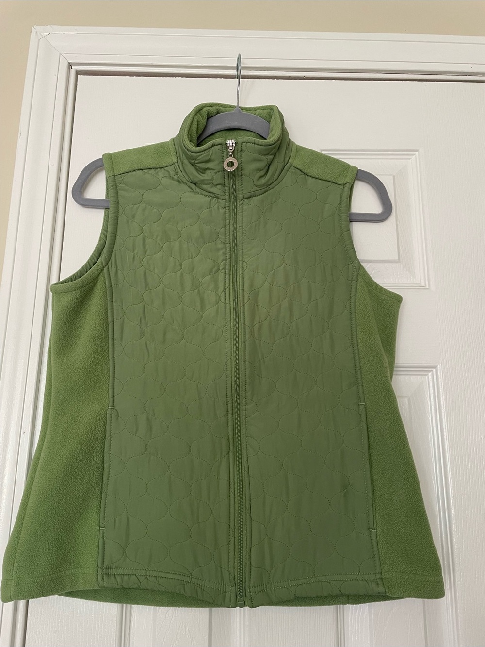 Cambridge Dry Goods Sage Green Fleece Vest